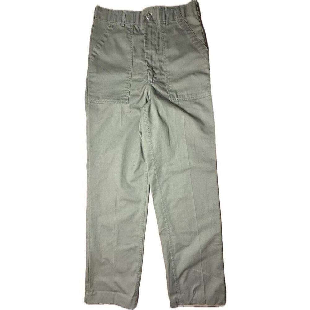 American-vintage Women's Green and Khaki Trousers